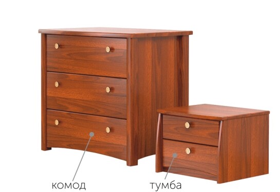 Ліжка, комоди, тумби