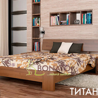Букове ліжко Титан